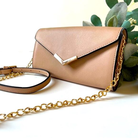 Urban Expressions Elodie Beige Crossbody Mini Bag Purse - Picture 5 of 15